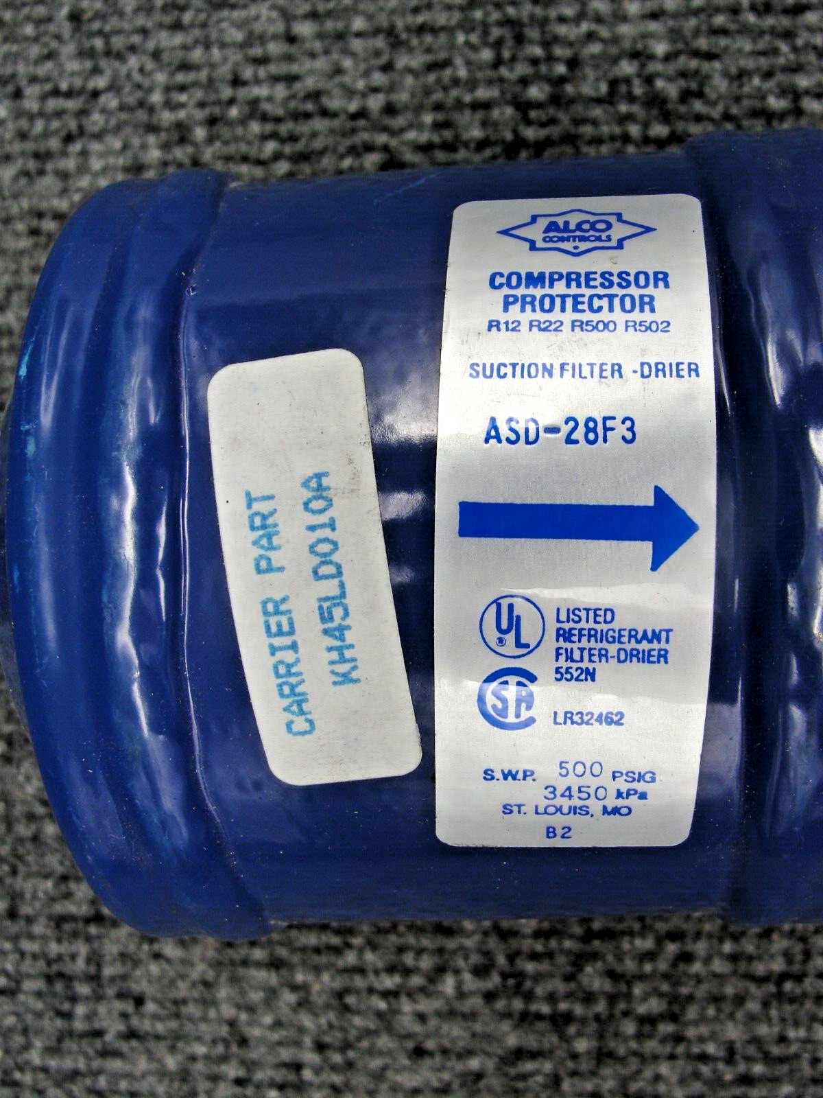 ALCO ASD-28F3 Suction Line Filter Drier 3/8 SAE Flare