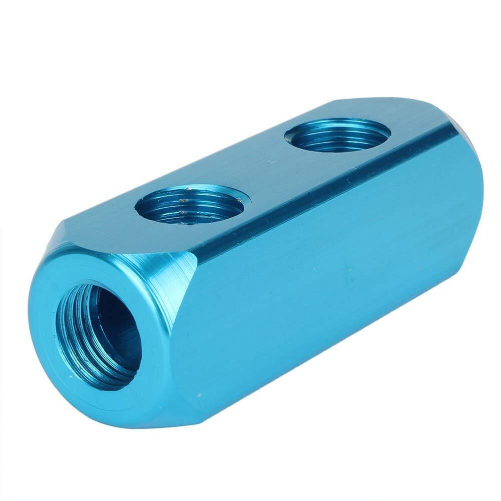 1/4″ 2 Way 5 Port Aluminum Air Hose Inline Manifold Block Splitter Pneumatic …