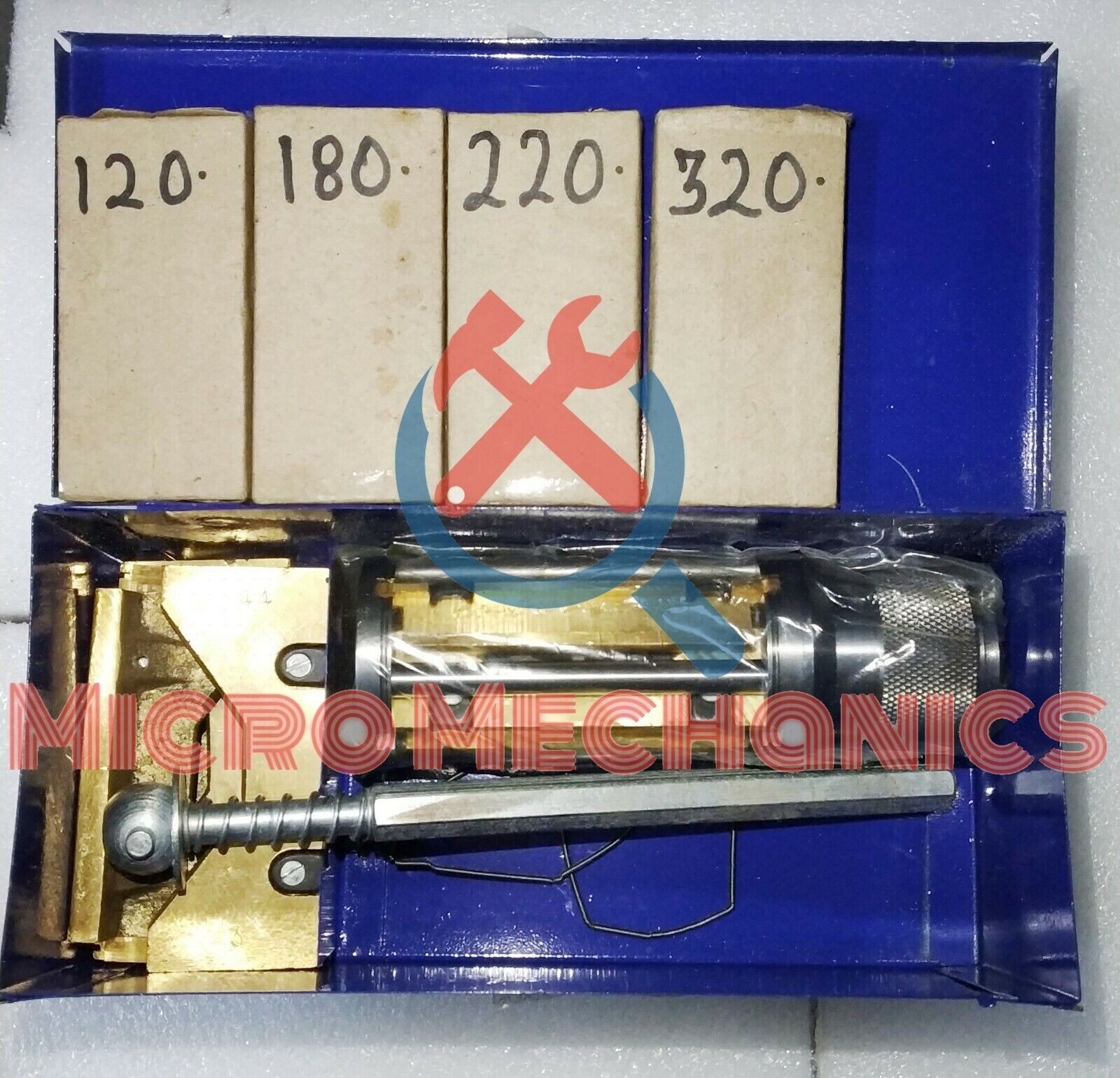 Cylinder Engine Hone Kit 3-1/2″ To 6″ Honing Machine + 4 Set Honing Stones