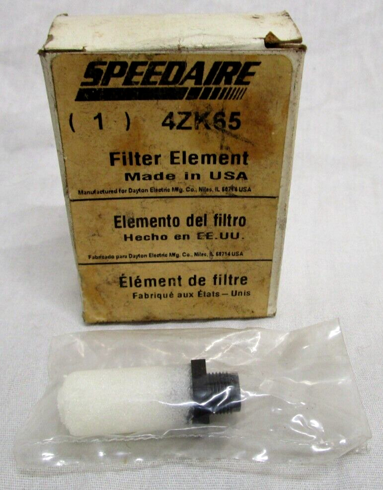 NEW SPEEDAIRE 4ZK65 FILTER ELEMENT PNEUMATIC