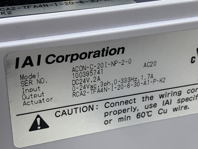 IAI Corporation Motor Controller Driver – ACON-C-20I-NP-2-0 w/Warranty