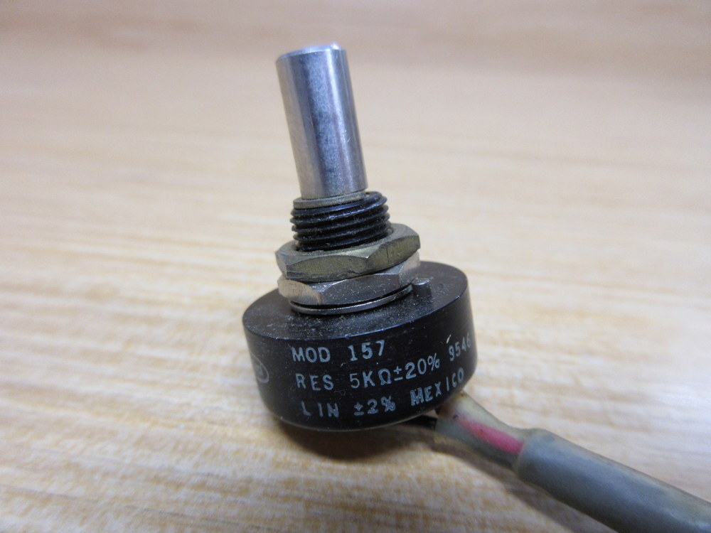 Spectrol MOD-157 Potentiometer RES 5K Ohms W/ 3 Wire Cable
