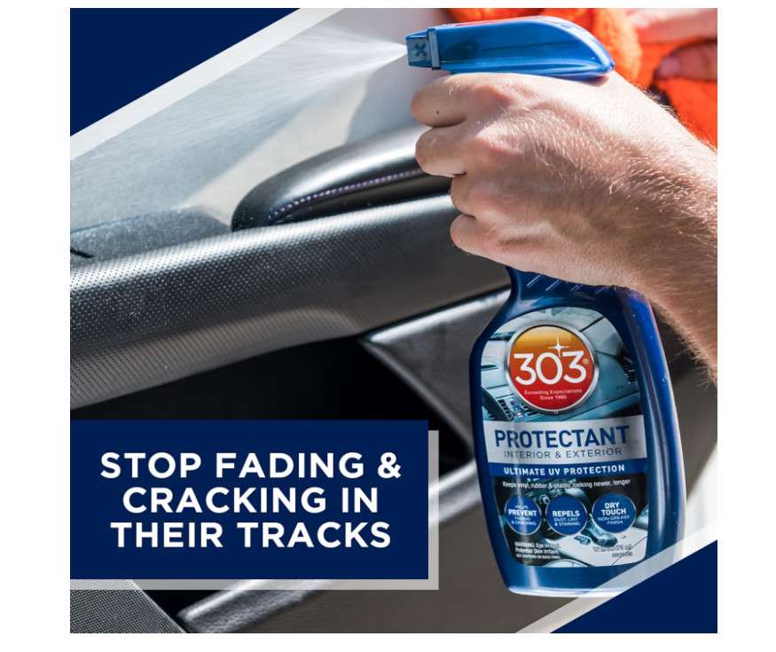 303 Products Automotive Protectant Spray – Helps Prevent Fading & Cracking, Repe
