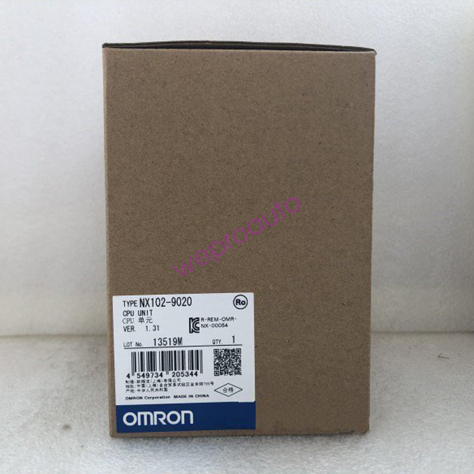 1PC NEW IN BOX OMRON PLC control unit NX102-9020 NX102-9020 FAST SHIP#XR