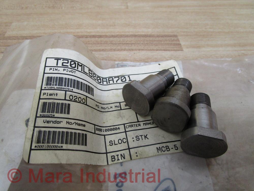 Carter Manufacturing T20ML800AA701 Pin Pivot (Pack of 3)