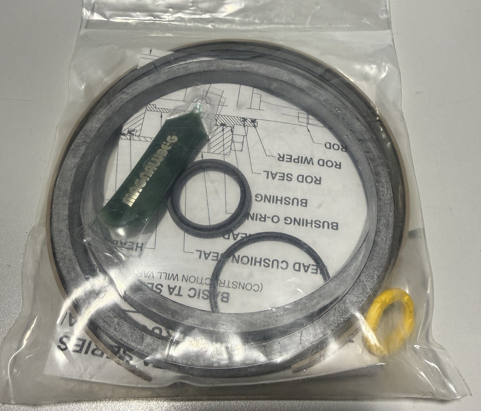 BIMBA 5″ CYLINDER BORE SEAL KIT SK100-500-C *NEW*