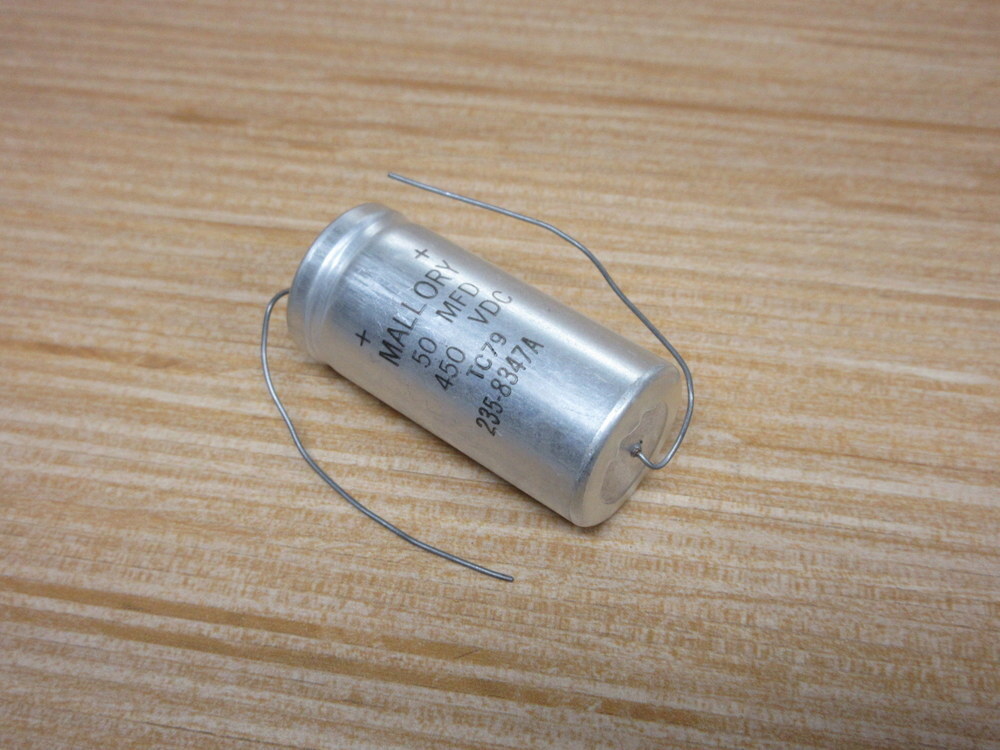 Mallory TC79 Cornell Dubilier Capacitor 50MFD 450VDC