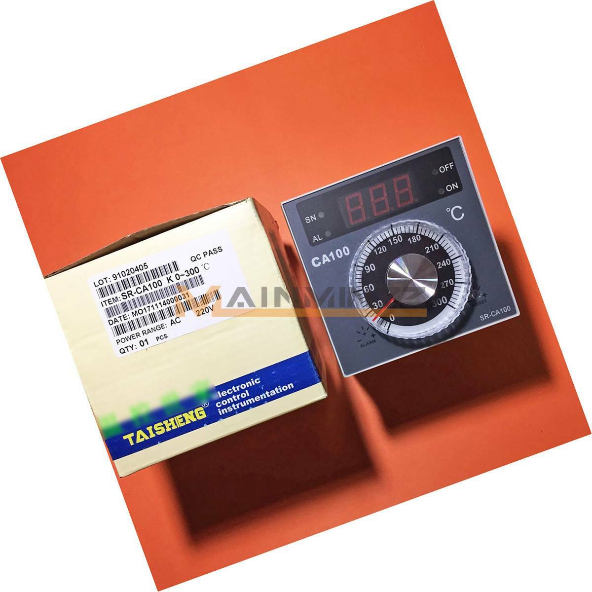 ONE New TAISHENG SR-CA100 K 0-300℃ AC220V Temperature Controller