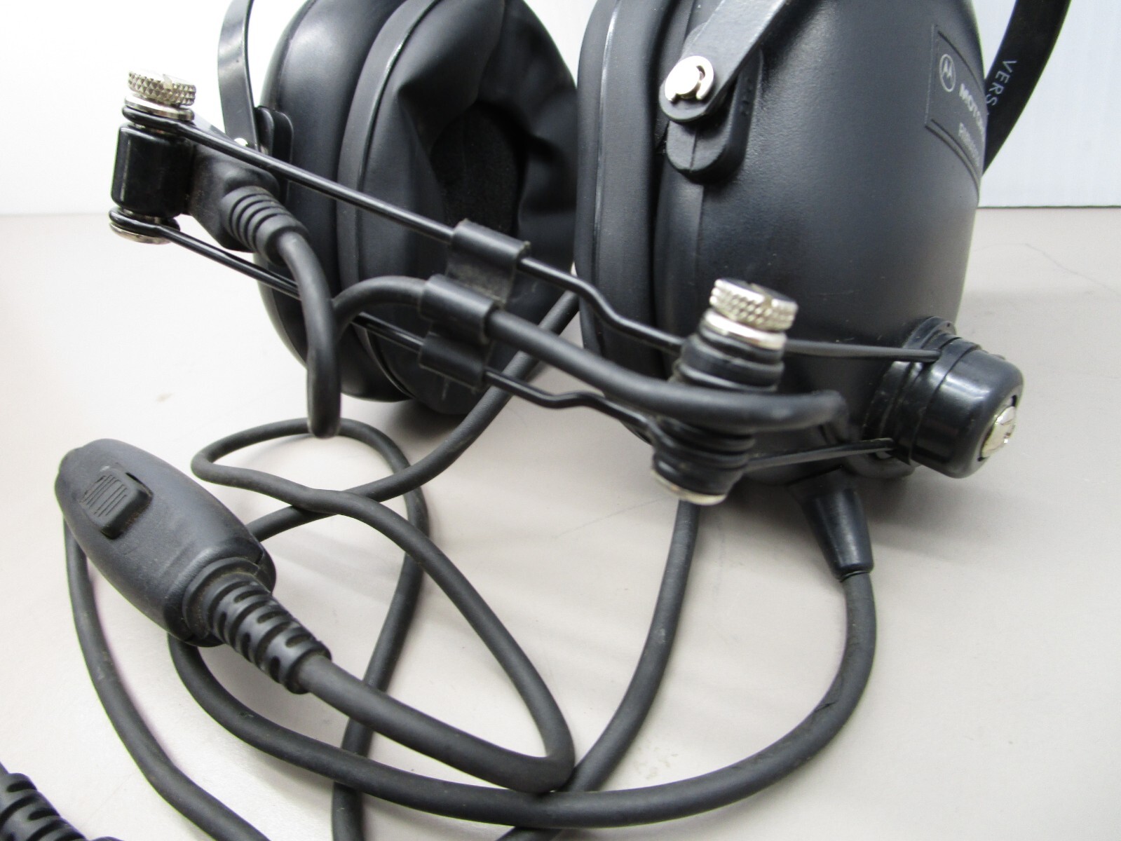 Motorola RMN4019A Medium Duty Radio Headset with PTT Over the Head