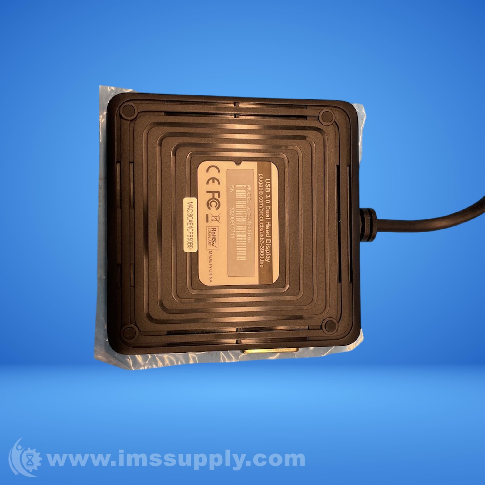 Plugable USB3-3900DHE Dual Display USB 3.0 Adapter FNOB