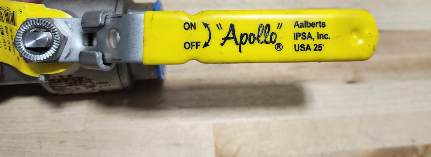 Apollo 1″ Ball Valve 76F-105-2427SP1 CF8M 1000 CWP 316 SS *PS