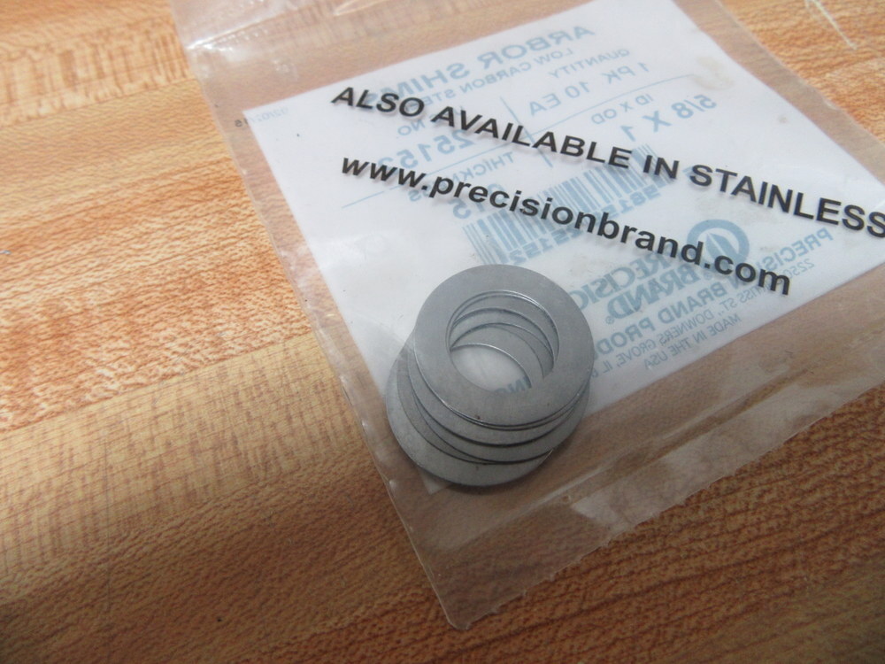 Precision Brand 25152 Arbor Shims (Pack of 20)