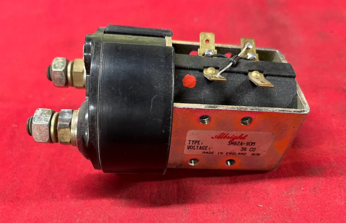 ALBRIGHT SW62A-90M DC CONTACTOR 36 VOLTS