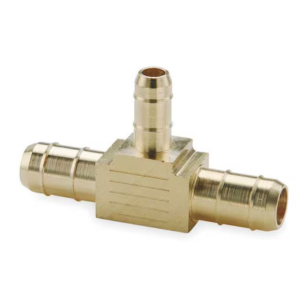 Parker 224-6-6-5/32 1/4″ X 1/4″ X 0.096″ Barb Brass Union Tee