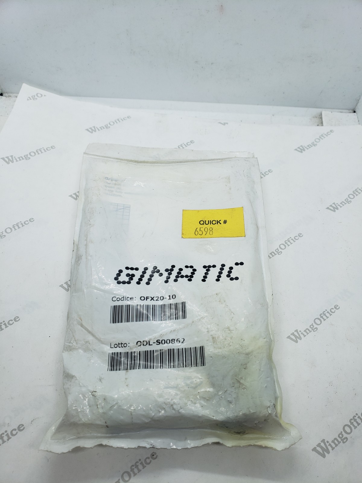 GIMATIC OFX20-10 PARALLEL FINGER GRIPPER 10mm TOTAL STROKE, NIB