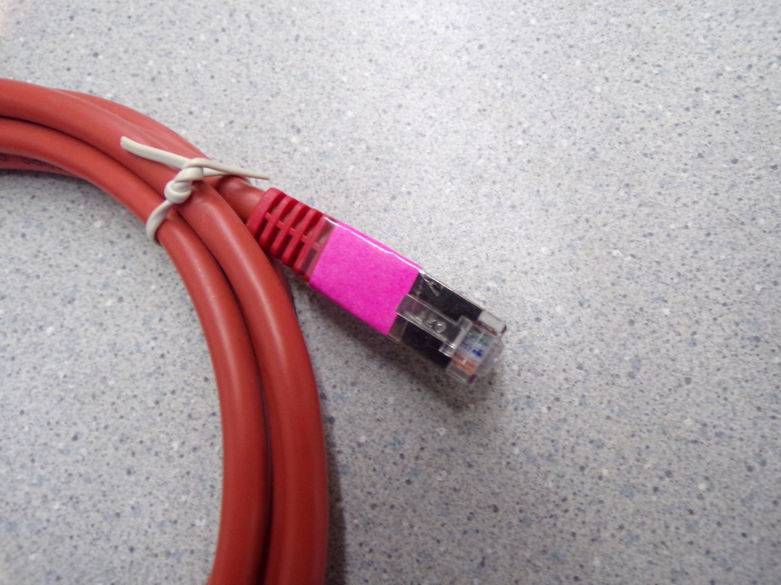 NEW E119932 AWM 2835 30V 26AWG Cat 6A Patch Cable 6′ *FREE SHIPPING*