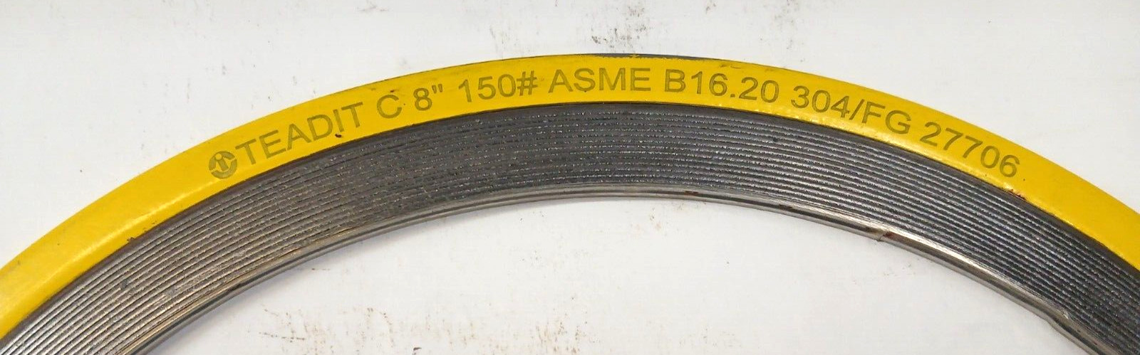 TEADIT SPIRAL WOUND GASKET C 8″ 150# ASME B16.20 304/FG 22706 ID 8.5000
