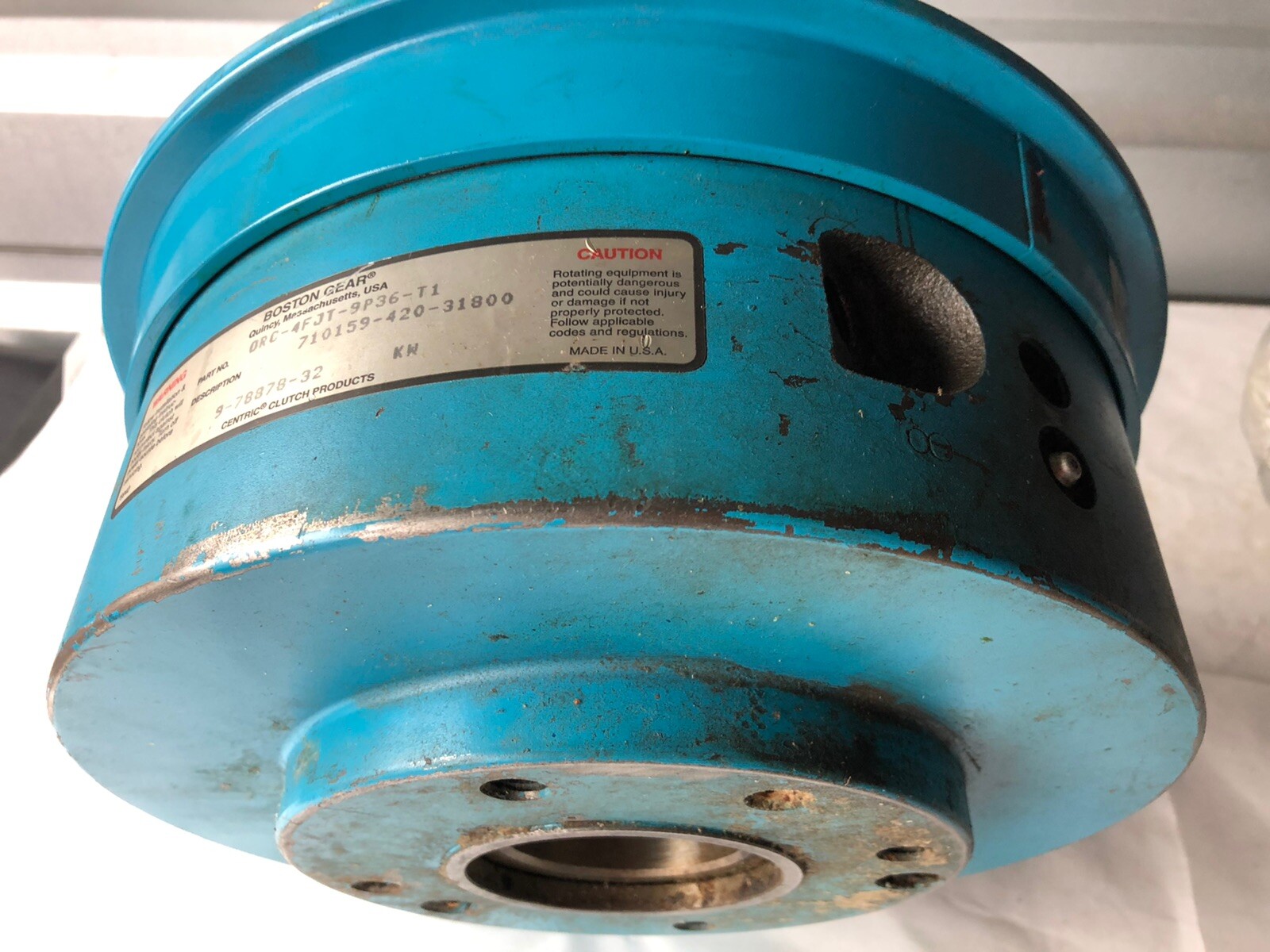 BOSTON GEAR ORC-4FJT-9P36-T1 CENTRIC MOTOR CLUTCH,710159-420-31800,6000,EF