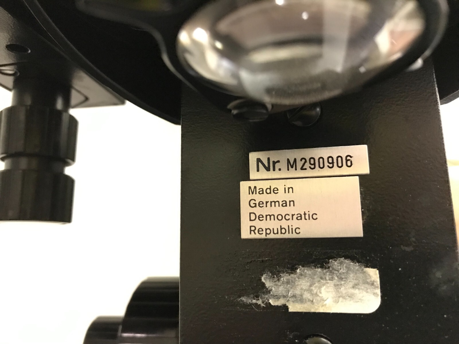 AUS JENA M290906 Research Binocular Microscope with X.Y Stage