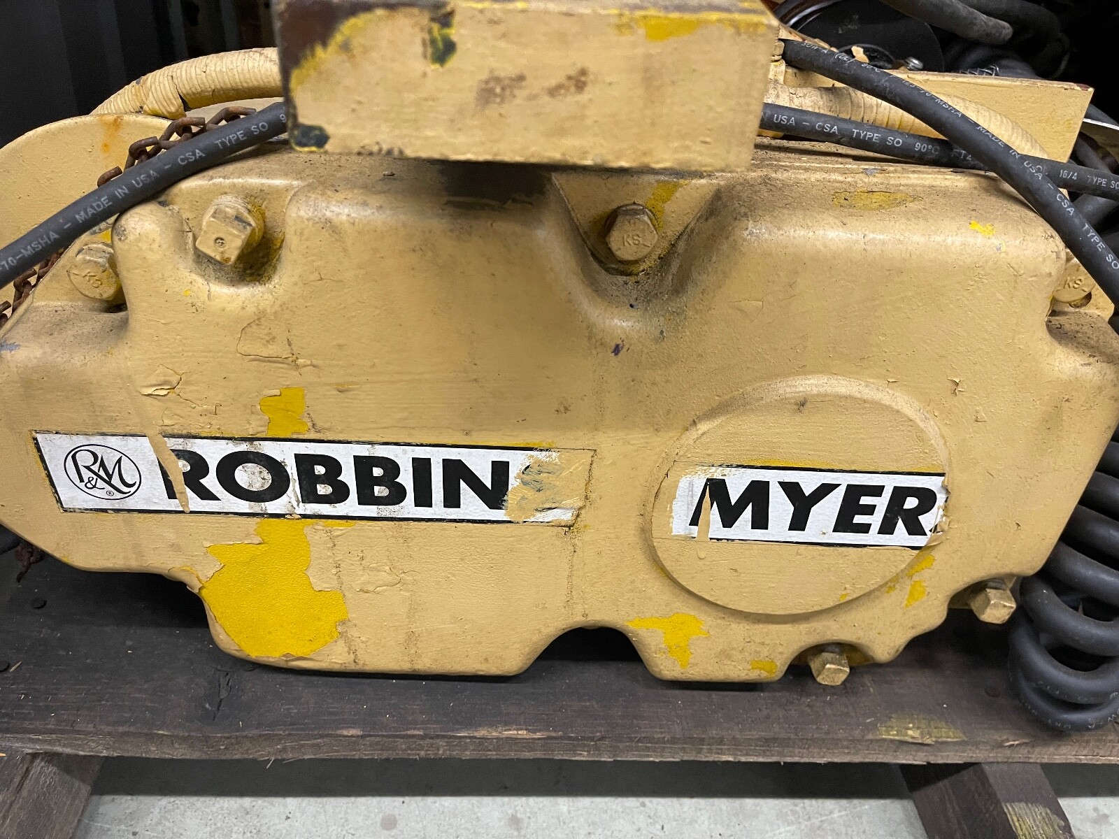 ROBBINS & MYERS ELECTRIC CABLE HOIST/TROLLEY