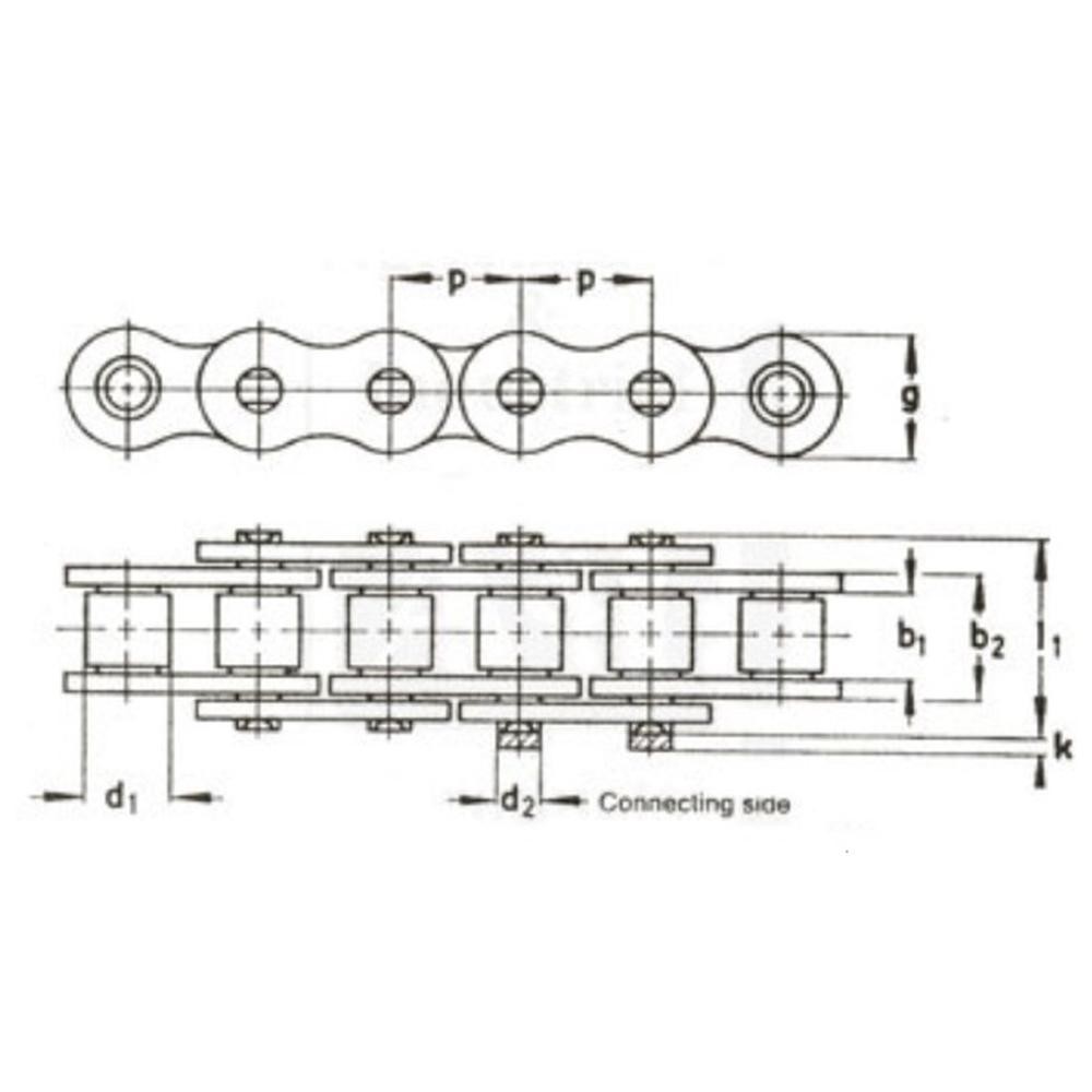 Roller Chain (10 ft.) Fits Universal Universal Products Models 2221-44621 ARC60