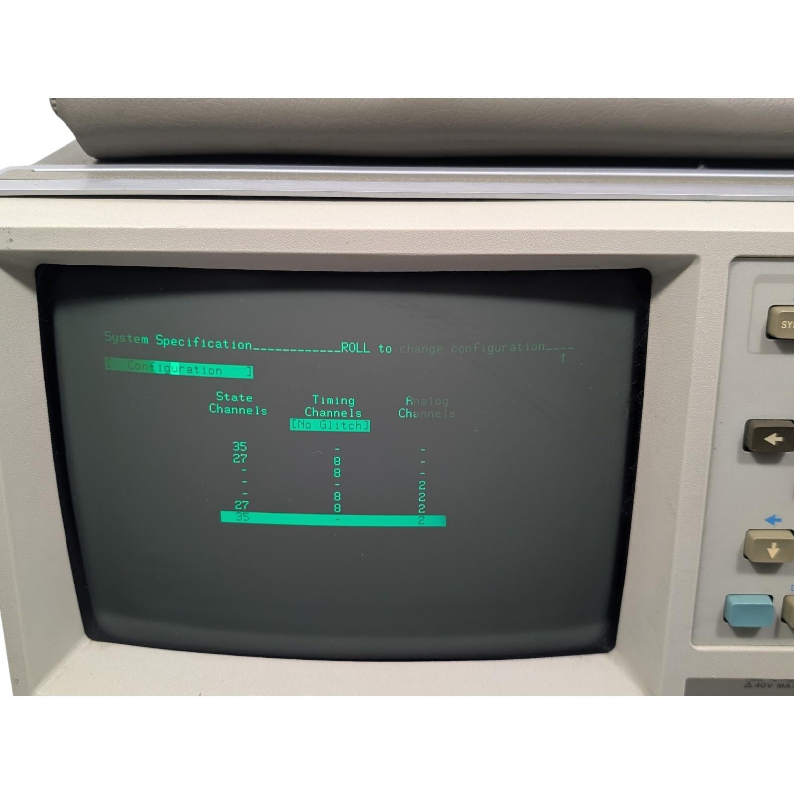 HEWLETT PACKARD WITH PROBES 1631A LOGIC ANALYZER