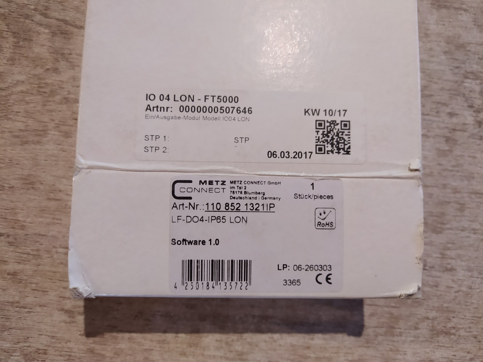 METZ CONNECT LF-DO4-IP65 LON 1108521321IP [NEW]