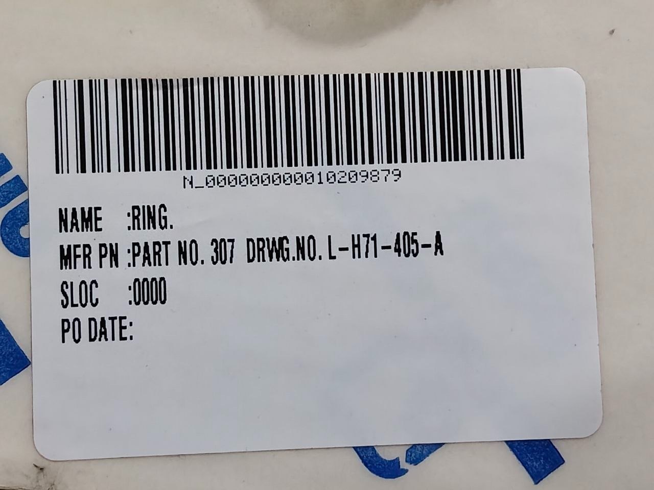 KSB Amri 303 Plug 307 Ring L-H71-405-A For Cryogenic Butterfly Valve 381.10.10.0