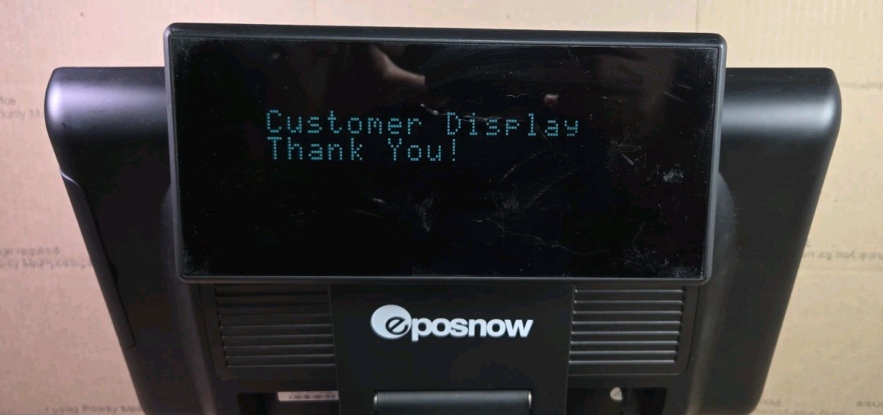 Eposnow PRO-C15Wa POS Touch Screen Terminal w/ Customer Display & Power Supply