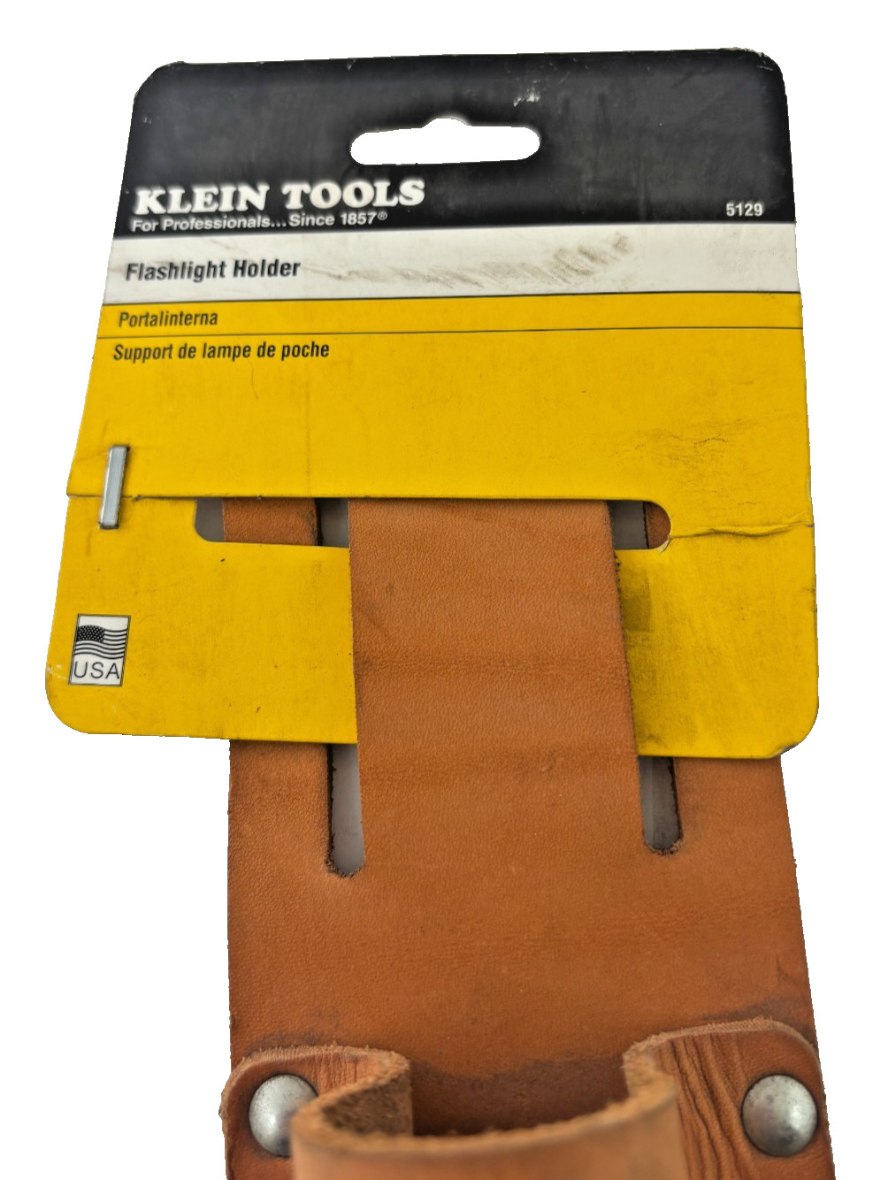 Klein Tools 5129 Flashlight Holder Utility Belt / Tool Pouch