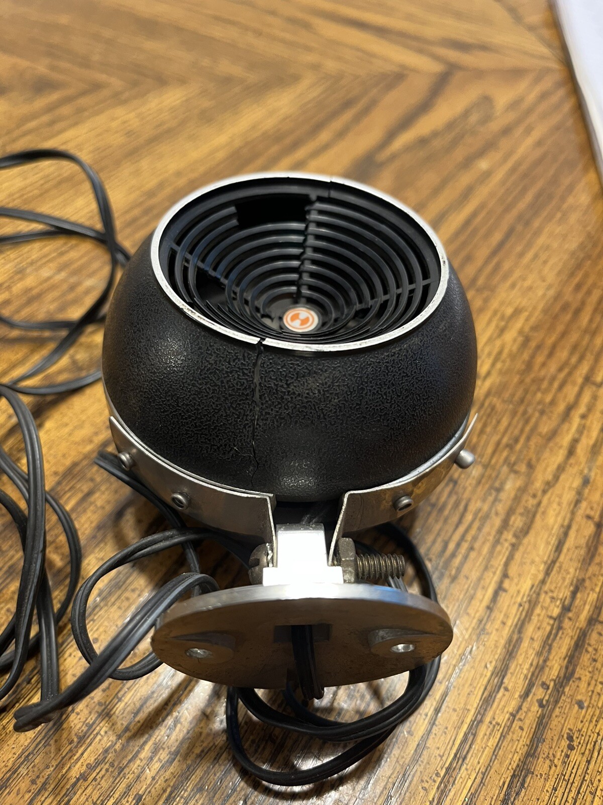 Vintage Made In Japan Sparkomatic Tech ORB Speaker Round For Rat Hot Rod Home