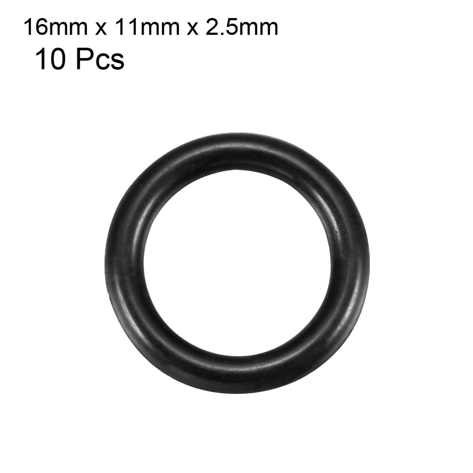 10Pc 16mmx2.5mm Mechanical Rubber O Ring Oil Seal Gaskets