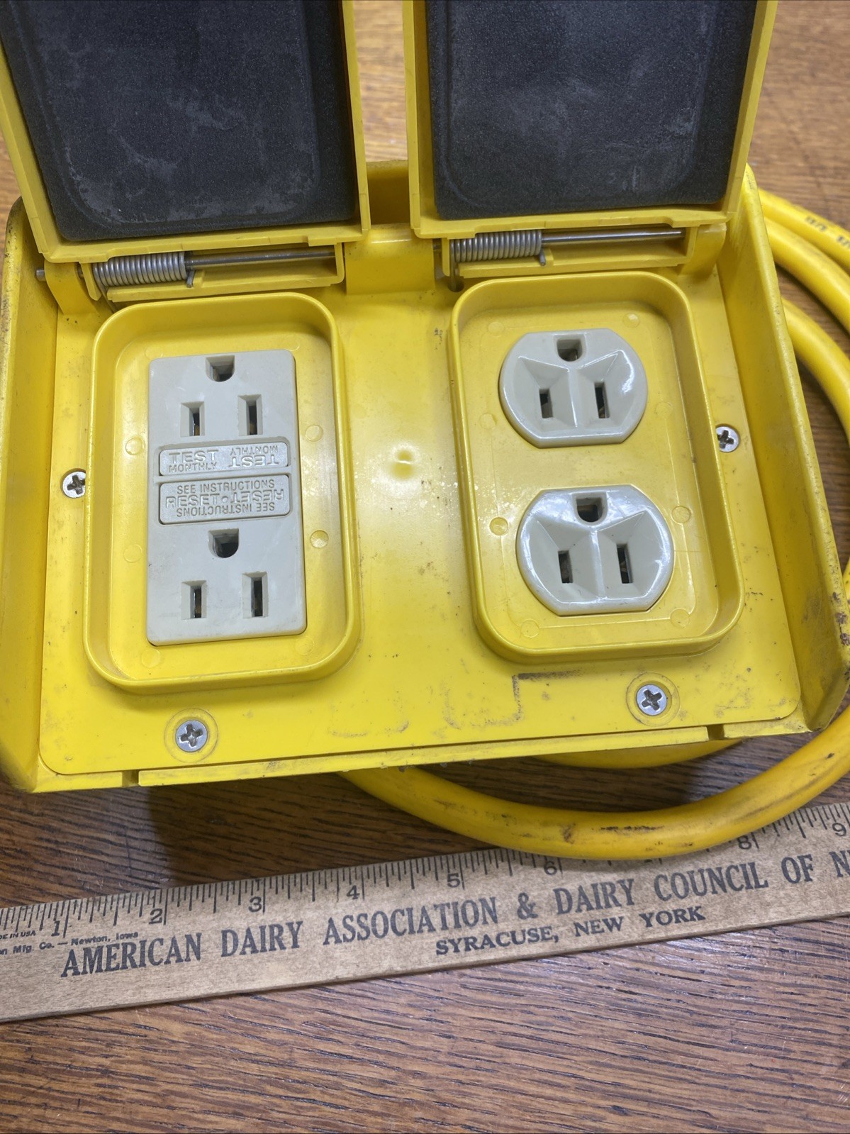 Tested Working PASS & SEYMOUR PS150-S 15A Portable GFI Outlet 6’ Extension Cord