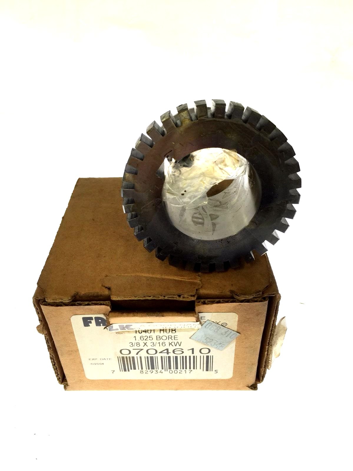 NEW IN BOX FALK 0704610 1040T HUB 3/8” X 3/16” KW, H125