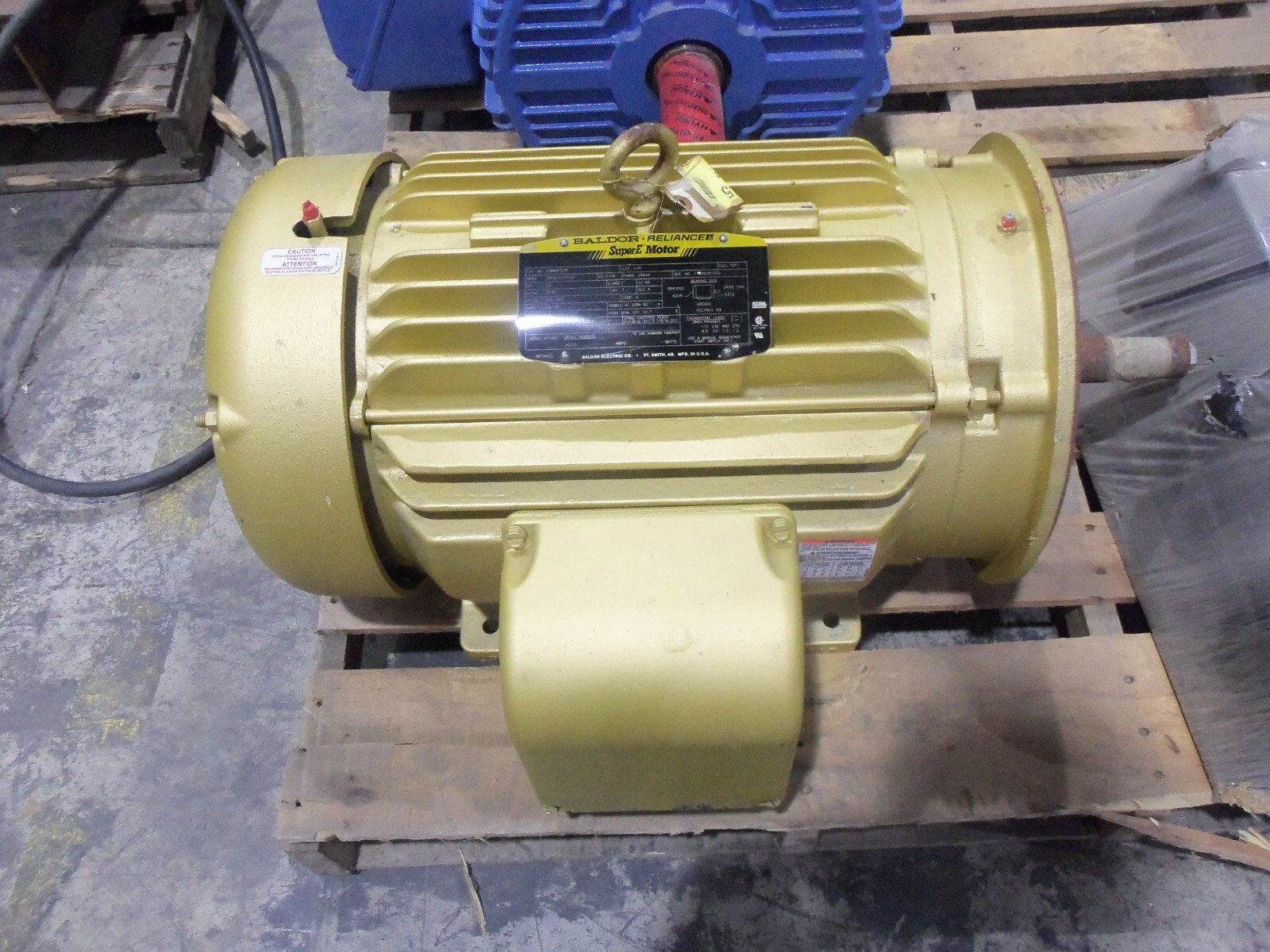 New Baldor Reliance EJMM4107T Super-E Motor 25HP Frame: 284JM 230/460V 58/29 AMP