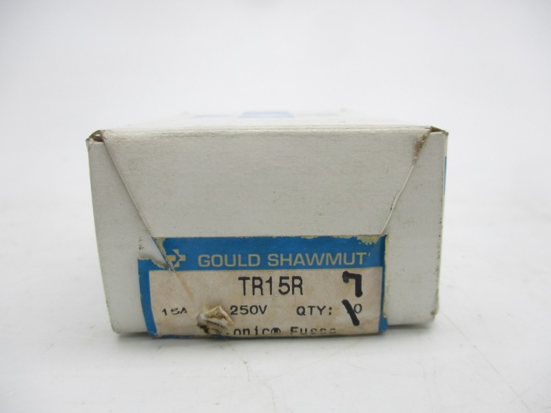 GOULD SHAWMUT TR15R 250VAC 15A (PKG OF 7) (WH/PK) NSMP
