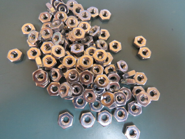 McMasters Carr 90480A009 Qty of 99 per Lot Medium-Strength Steel Hex Nut, Zinc-
