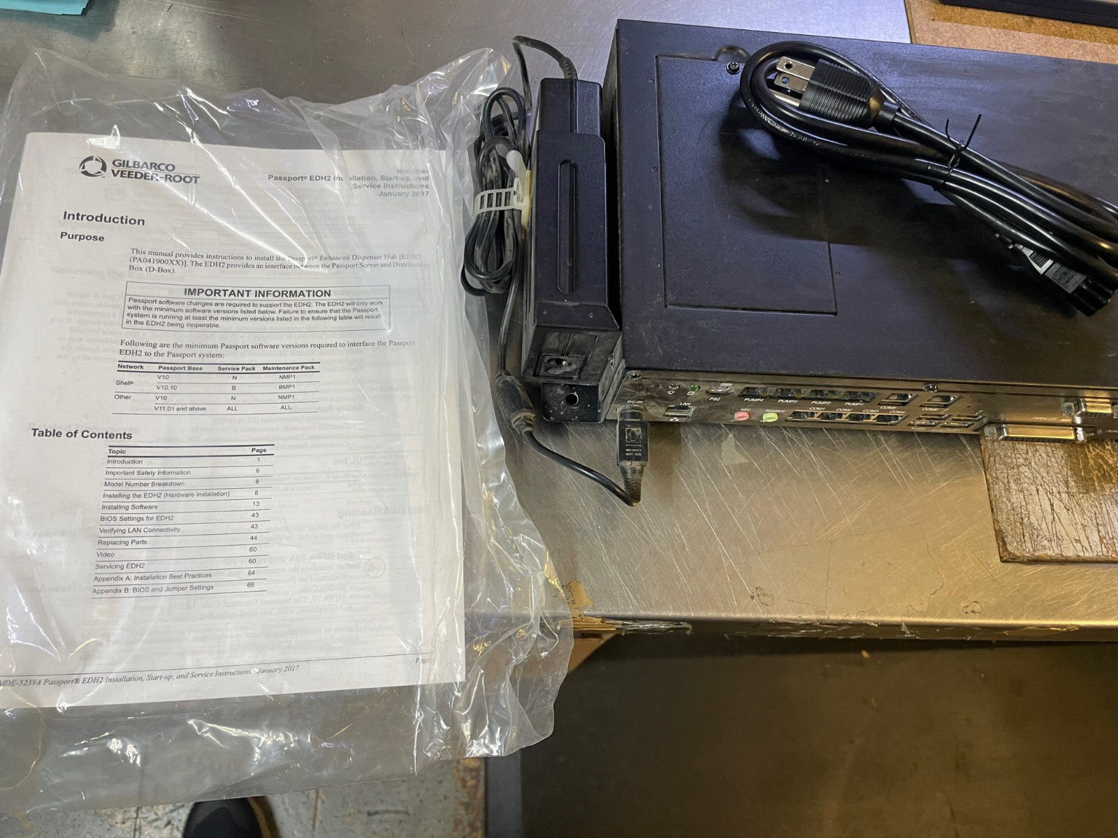 Gilbarco PA0403000 Enhanced Dispenser Hub EDH1 Passport fuel system component