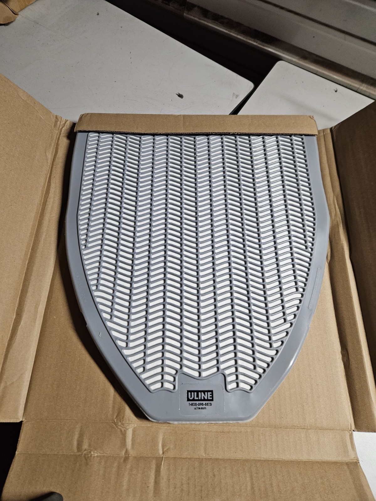 Uline Urinal Floor Mat S-14730GR (Pack of 6)