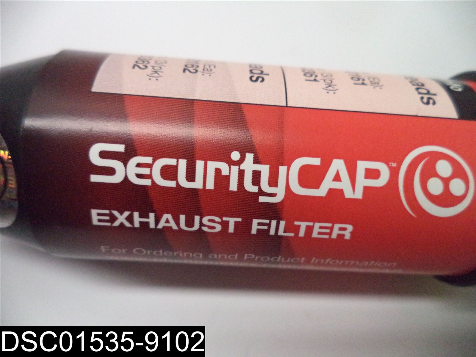 AC1-0161 SecurityCAP Waste Safety 6-month Exhaust Filter