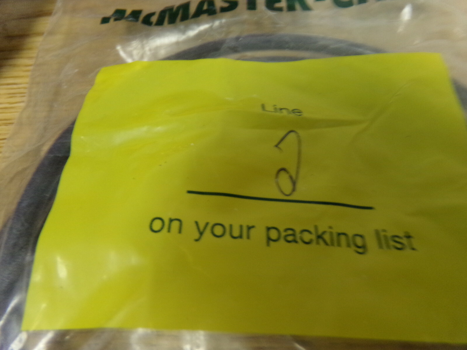 NEW McMaster-Carr Line 2 93445K616 Fep Encpsltd Viton Fluoroelastomer O-Ring AS5
