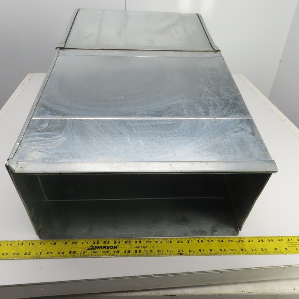 Orland DL #702 20″ x 10″ 24 Gauge Galvanized Air Duct 42″ OAL W/90° Elbow 41″OA