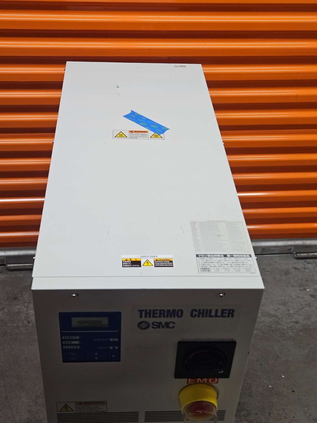 SMC HRZ010-WS-A1-X035 Thermo Chiller – Water-Cooled, 24kW, Untested, Sold As-Is