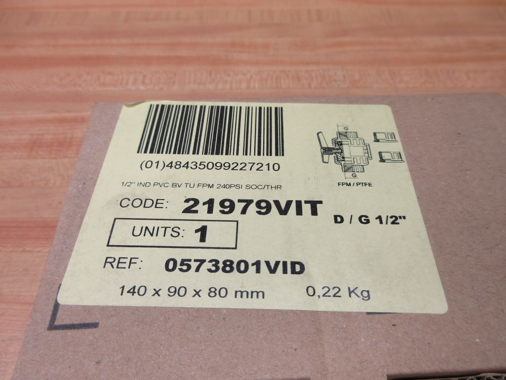 Cepex 21979VIT Hayward 1/2″ Ball Valve