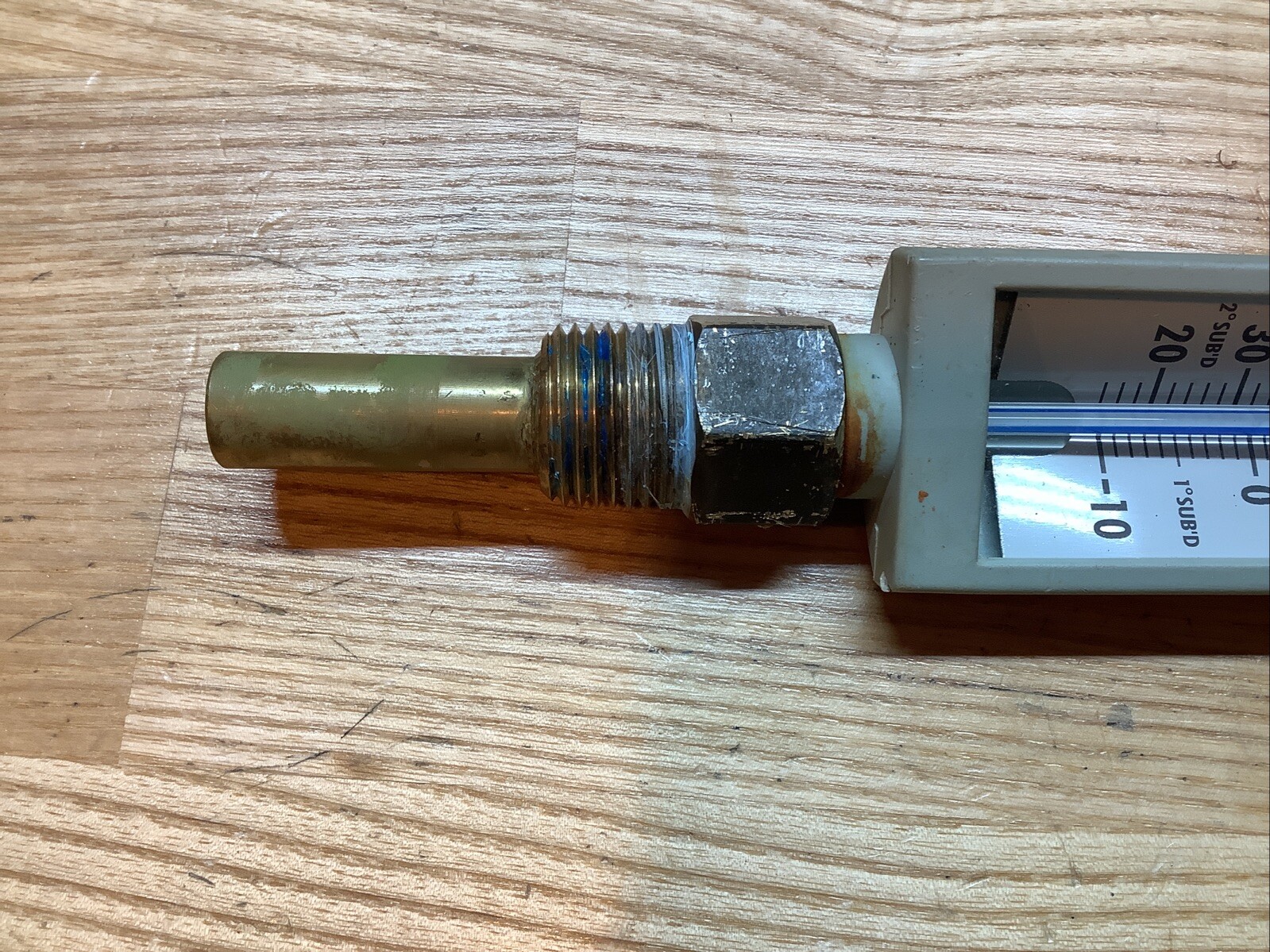 GRAINGER Compact Thermometer, 20 To 120 F