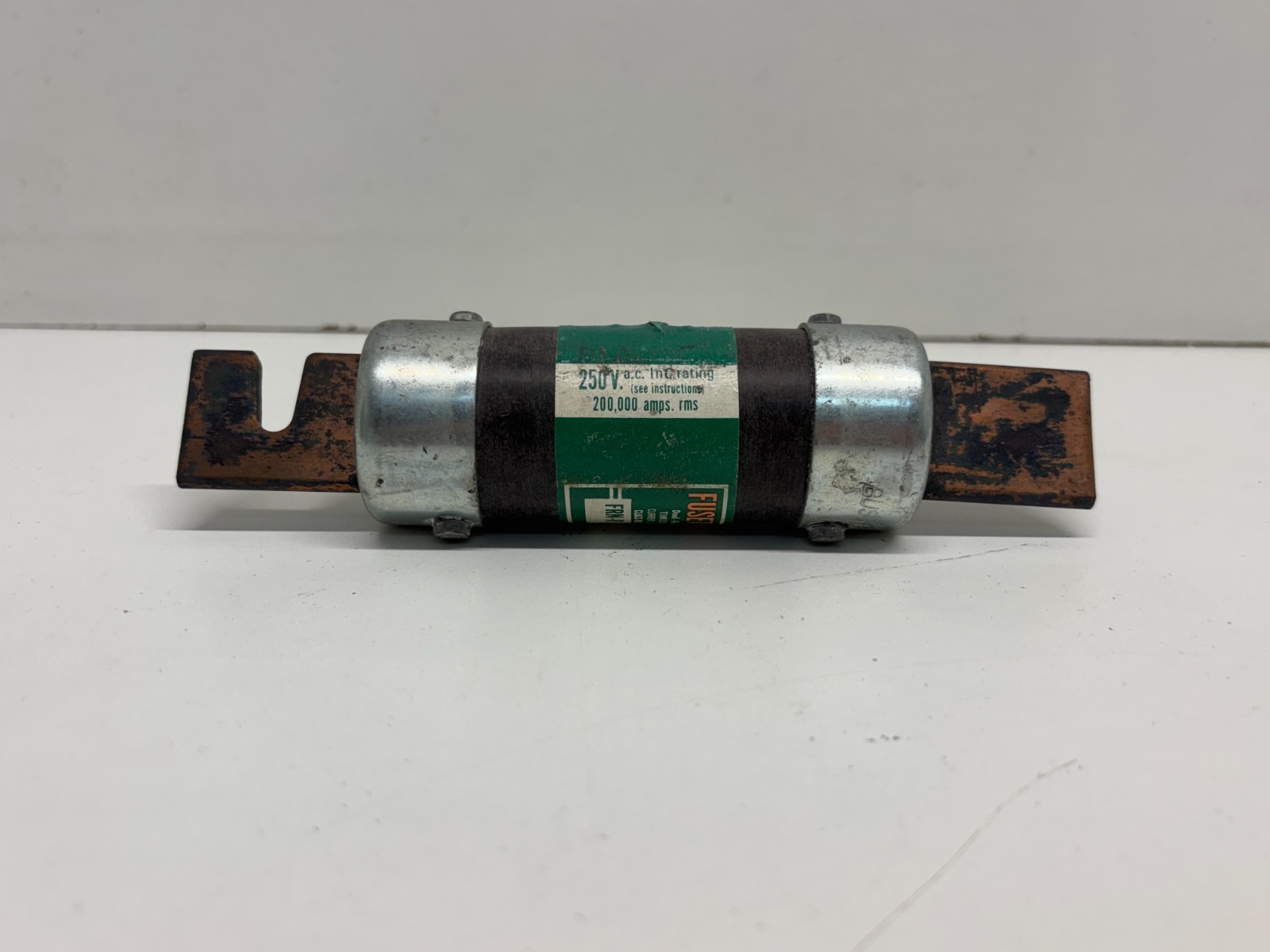 GOOD USED! BUSSMANN FUSETRON 150A 250V TIME DELAY FUSE FRN-R-150