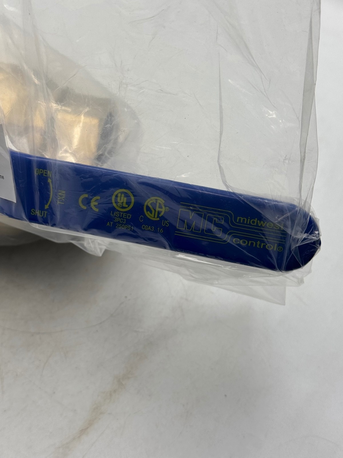 Midwest Control G-F600-250 Ball Valve 2 1/2in Brass 350 WOG 125 PSIG Lever
