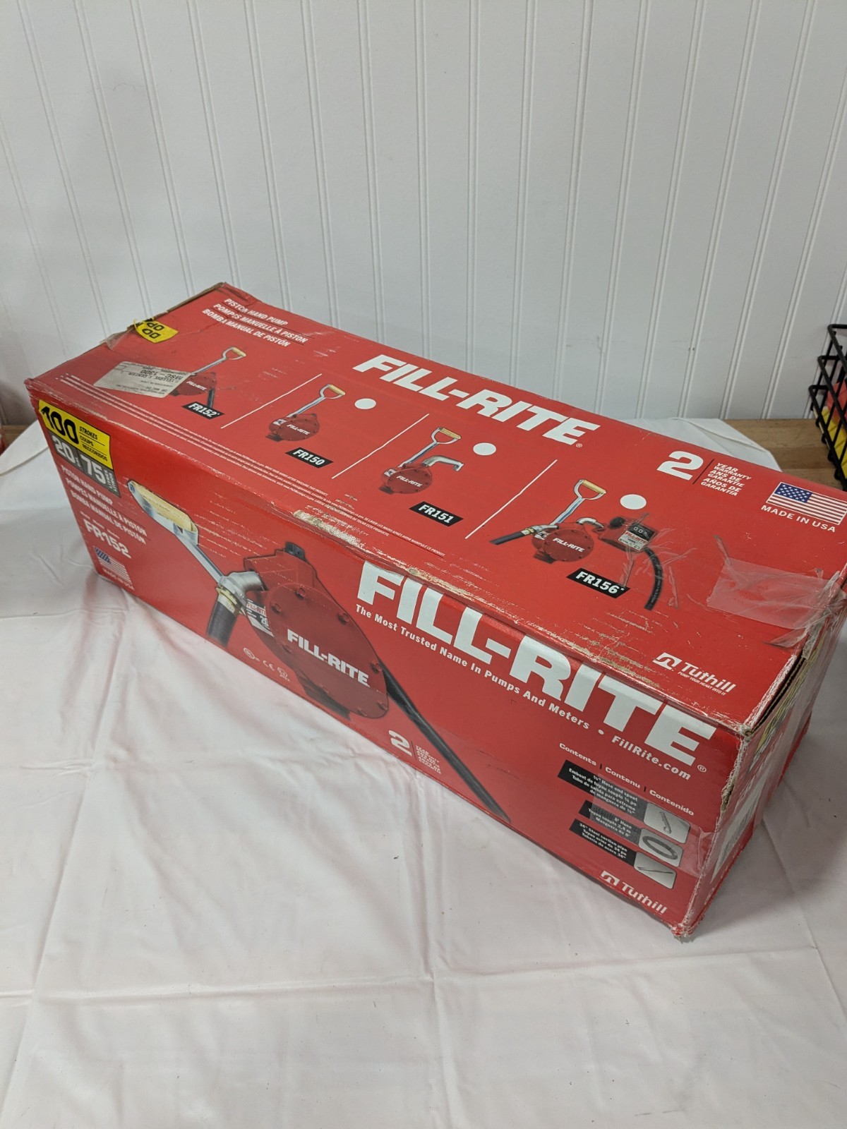 Fill-Rite 3/4″ Outlet, Cast Aluminum Hand Operated Piston Pump FR152