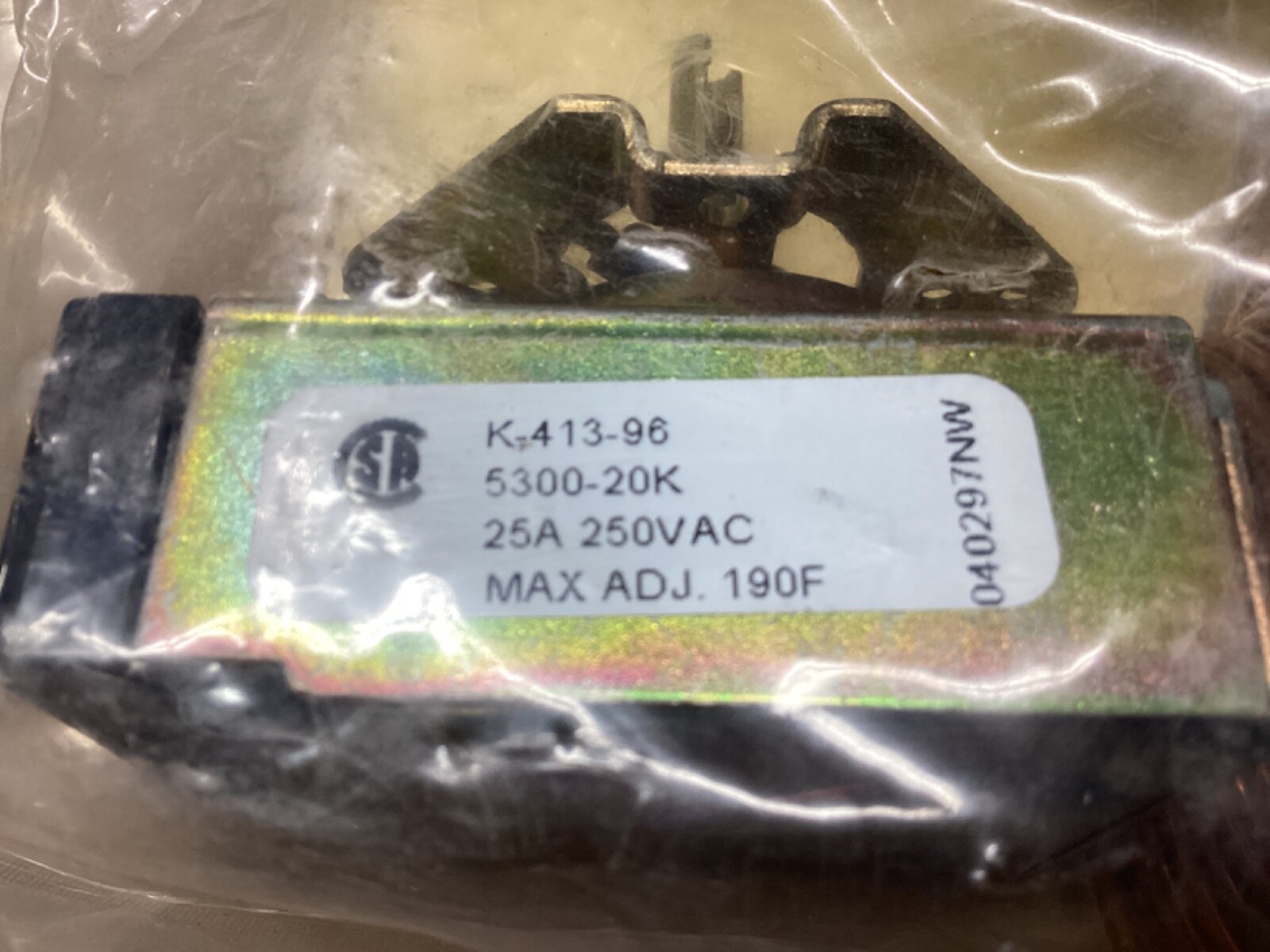 Johnstone 5300-200 ELECTRIC THERMOSTAT SPST 100-200°F K-413-96 #109G45PR7-CI