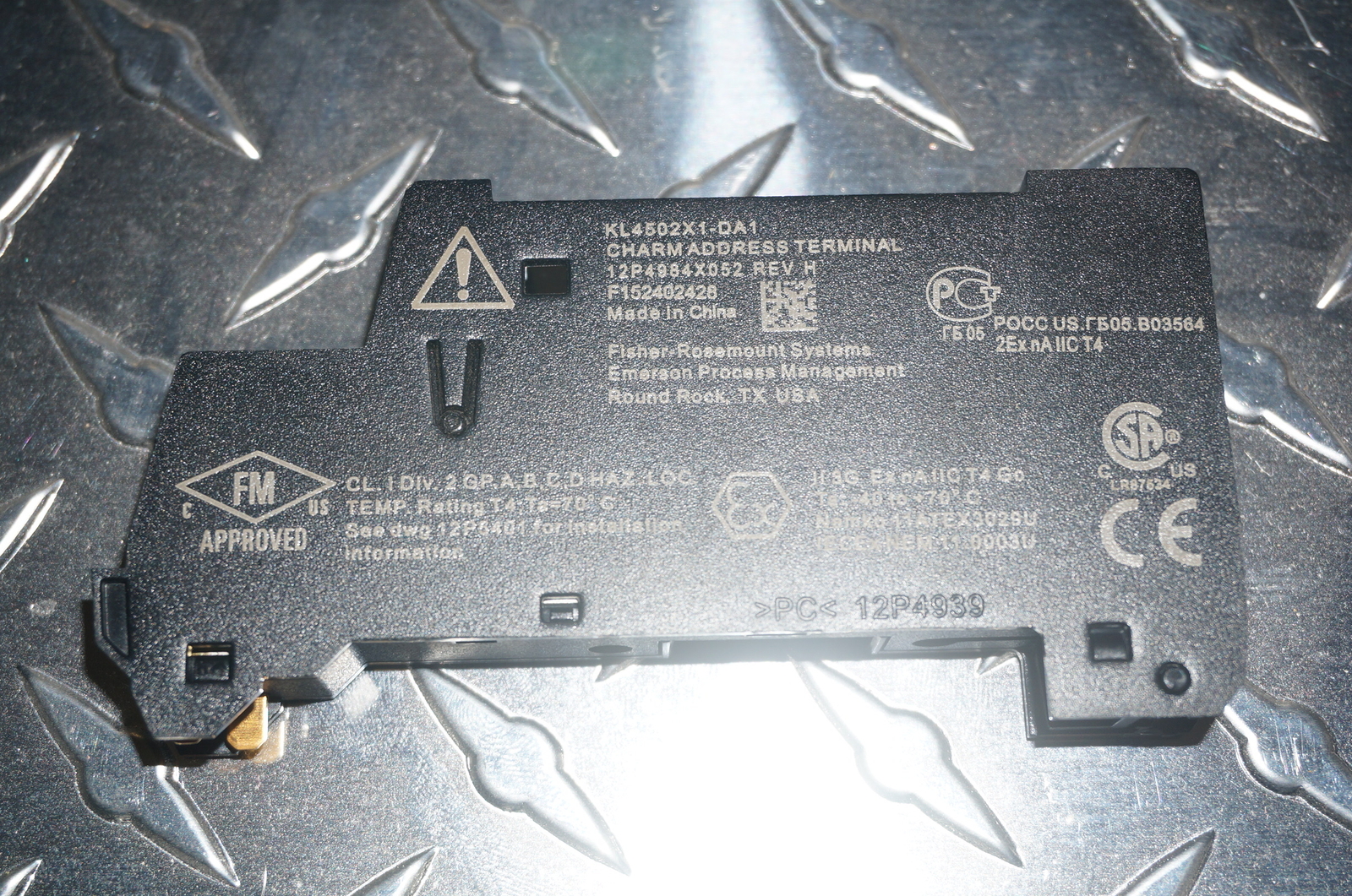 EMERSON DELTAV KL4502X1-DA1 CHARM ADDRESS TERMINAL BLOCK KL4501X2DA1 12P4984